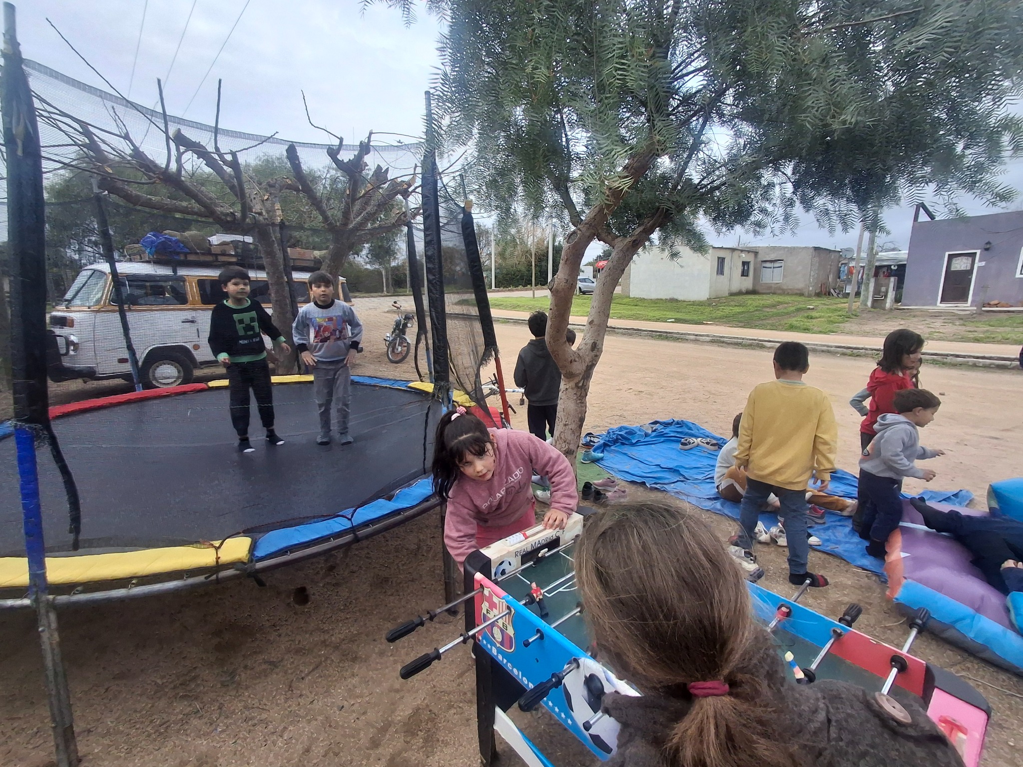 Activities for children formed part of the day’s family-centered program.